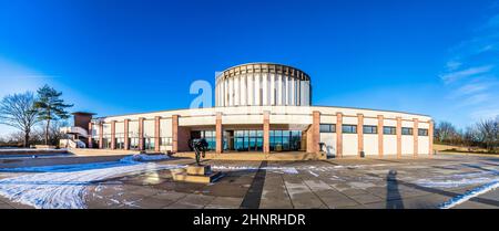 Ansicht des Panoramamuseums in Bad Frankenhausen, Deutschland Stockfoto