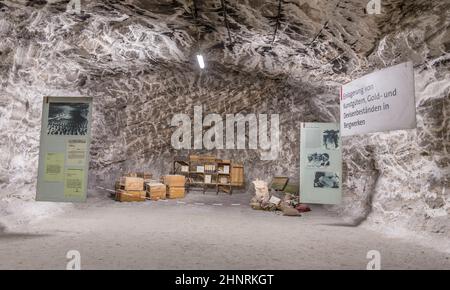 Die Menschen besuchen das Bergbauwerk Sondershausen in Deutschland Stockfoto