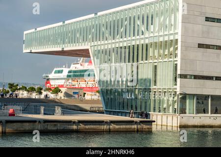 Das Museum der europäischen und mediterranen Zivilisationen namens Mucem Stockfoto