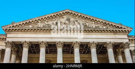 Fassade des Fitzwilliam Museum Stockfoto