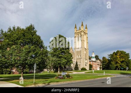 Thompson Memorial Chapel in Williamstown, Bukshire County, Massachusetts Stockfoto