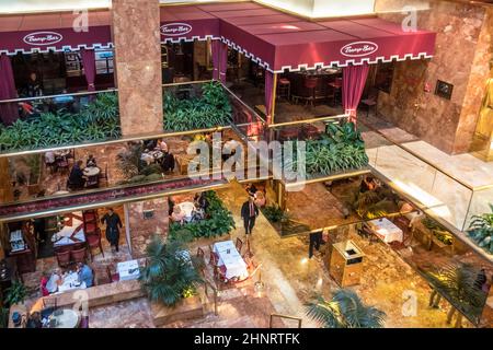 Die Trump Bar im Trump Tower in Manhattan Stockfoto