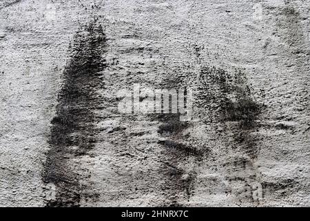 Detailansicht auf bunt gealterten Betonwänden Fronm verschiedenen modernen Und hostorical Gebäude mit Rissen und viel Struktur In hoher Auflösung Stockfoto