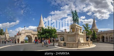 Platz der Heiligen Dreifaltigkeit in Budapest, Ungarn Stockfoto