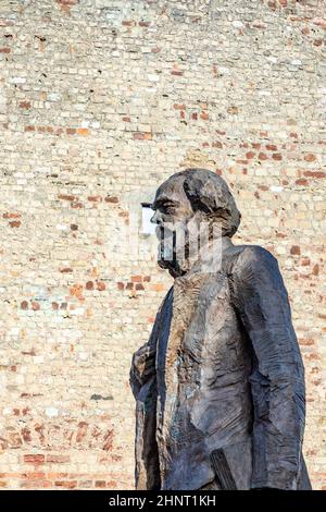 Statue des Philosophen Karl Marx und kommunistischen Gründers in Trier Stockfoto