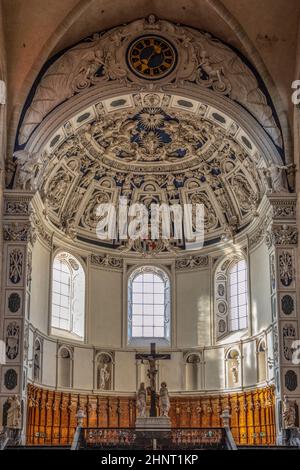 Die römischen Denkmäler, der Dom zu St. Peter (Trierer Dom) und die Liebfrauenkirche, UNESCO-Weltkulturerbe Stockfoto