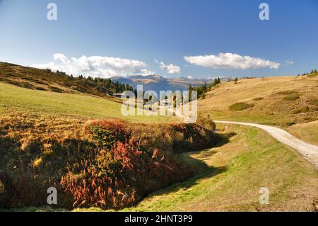 Die alpen in Südtirol / seiser alm Stockfoto