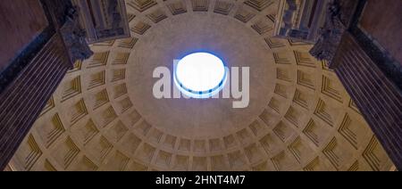 Pantheon Tempel Interieur in Rom, Italien Stockfoto