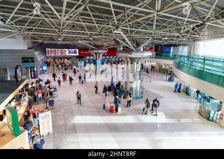 Lissabon Lisboa Airport Terminal in Portugal Stockfoto