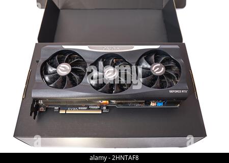 EVGA GeForce RTX 3090 Nvidia GPU-Display Stockfoto