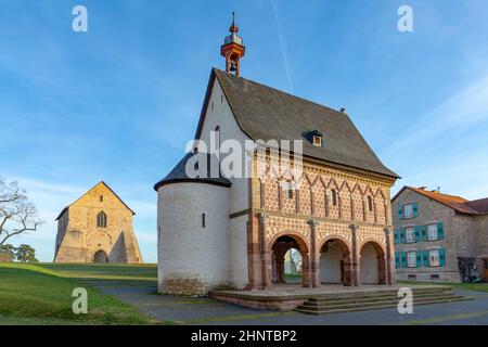 Königssaal im Kloster Lorsch, Lorsch, Hessen, Deutschland Stockfoto