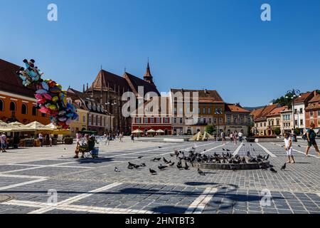 Die Stadt Brasov in Rumänien Stockfoto