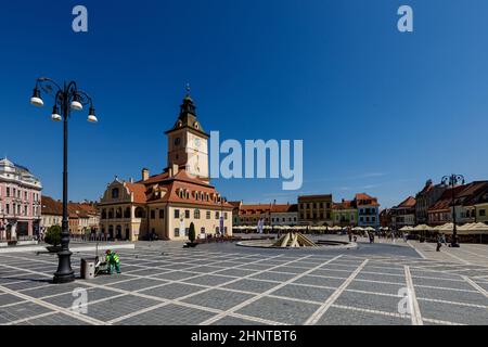 Die Stadt Brasov in Rumänien Stockfoto