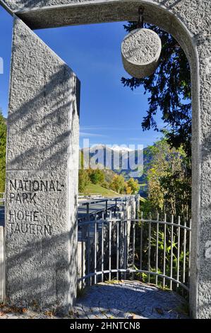 Die alpen in ost tirol / lienz / Großglockner Stockfoto