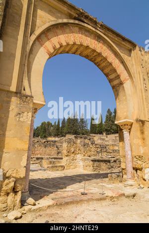 Palast von Medina Azahara Stockfoto