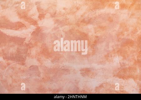 Wand in schmierigen Malerei gibt einen harmonischen Vintage Hintergrund Stockfoto