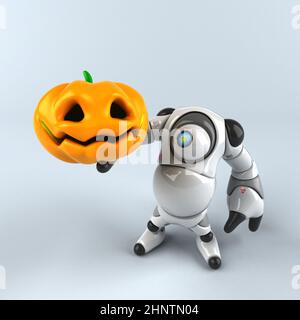 Großer Roboter - 3D-Darstellung Stockfoto