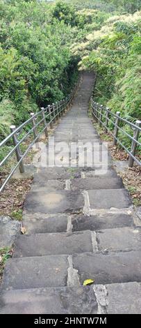 Der Taipingling Sea View Trail, New Taipei City 18. Okt. 2021, Taiwan Stockfoto