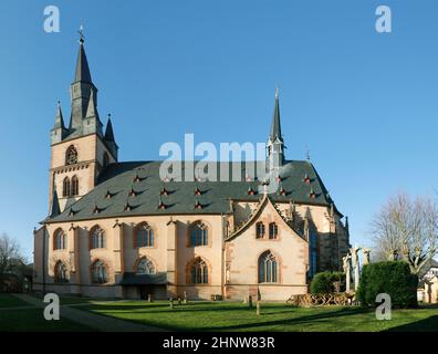 Alte katholische Kirche in Kiedrich, Deutschland Stockfoto
