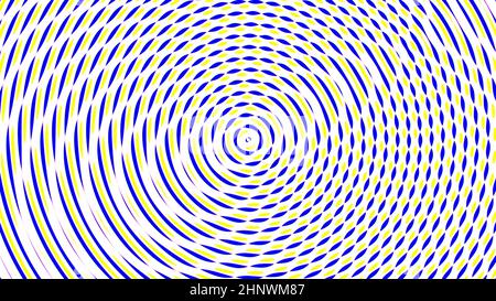 Abstrakt bunten Kreis mit hypnotischen Spinning-Bewegung, Computer generiert. 3d-Rendering von Vortex-Hintergrund Stockfoto