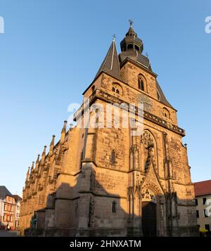 Berühmte sankt Wendelin Kirche in Sankt Wendel Stockfoto