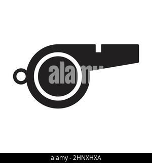 Whistle Icon Vektor für Grafikdesign, Logo, Website, Social Media, mobile App, UI-Abbildung Stock Vektor