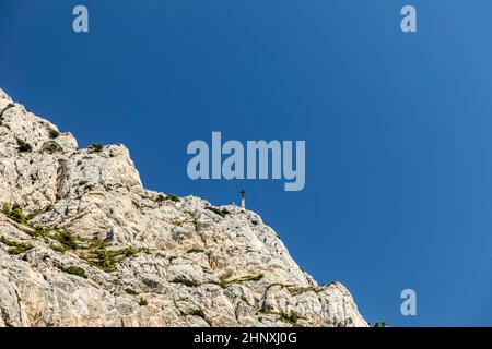 Der berühmte Berg sainte-victoire in der provence, der Cezanne Stockfoto