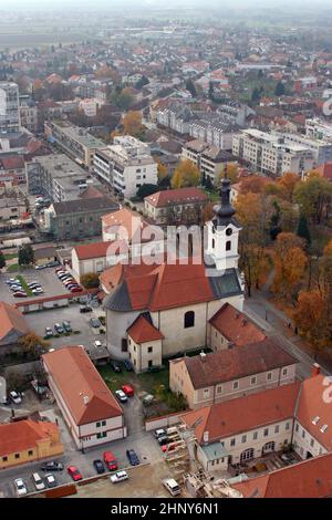 Kathedrale der Heiligen Teresa von Avila in Bjelovar, Kroatien Stockfoto