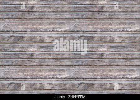 Nahtlose Textur von alten schönen Holzboden, bestehend aus Brettern, horizontale Linien, Blick von oben. 4 Fragmente in einem. Stockfoto