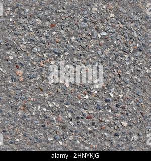 Detaillierte nahtlose Textur von Asphalt auf einer Straße in hoher Auflösung Stockfoto