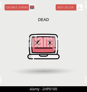 Dead Simple Vector-Symbol. Stock Vektor