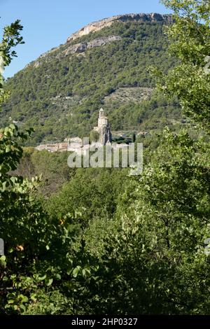 Basilika Notre-Dame de la Consolation in Pierrelongue, Frankreich Stockfoto