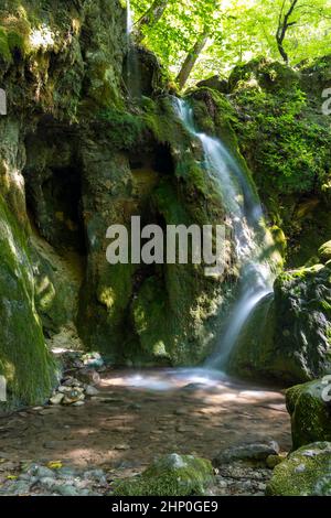 Hajsky Wasserfall, Slowakisches Paradies, Slowakei Stockfoto