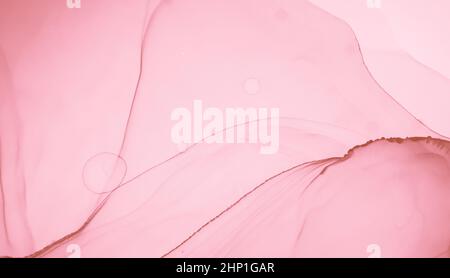 Femininer Luxuriöser Marmor. Acrylhintergrund. Öl Stockfoto