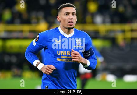 UEFA Europe League, Signal Iduna Park, Borussia Dortmund gegen Glasgow Rangers; James Tavernier Stockfoto