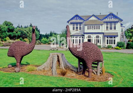 MOA-Statue, wanganui Stockfoto