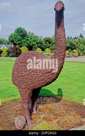 MOA-Statue, wanganui Stockfoto