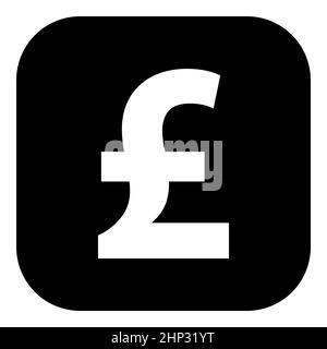 Pfund Sterling und App-Symbol Stockfoto