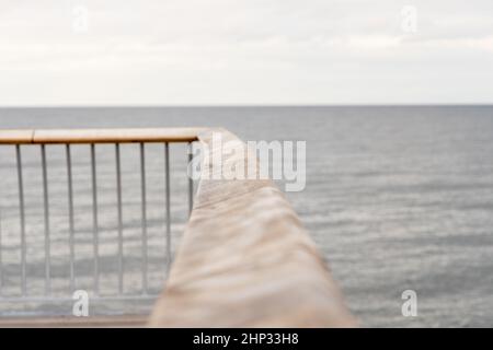 Der neue und wunderbare Koserow Pier auf der Insel Usedom Stockfoto