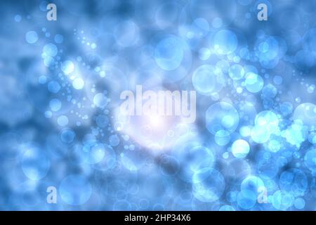 Abstrakt verschwommen frisch lebendig Frühling Sommer hell zart Pastell Verlauf blau türkis rosa Bokeh Hintergrund Textur mit hellen kreisförmigen weichen Farbe Stockfoto