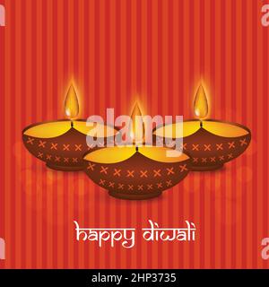 hindu-Festival Diwali Stock Vektor
