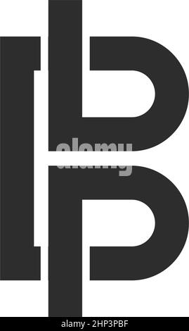 InfinityB Letter Icon Design Vektorgrafik Stock Vektor