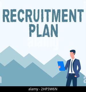 Schreiben Anzeige Text Rekrutierungsplan, Konzept bedeutet Geld sparen, um es zu verwenden, wenn Sie Arbeitsmann in Uniform eine Hand in Pocket Stan zu beenden Stockfoto