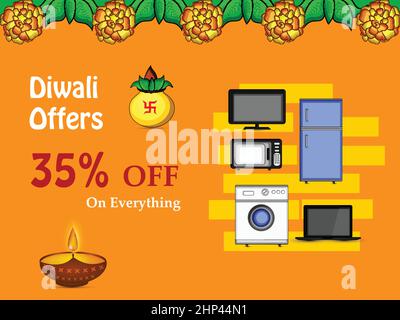 hindu-Festival Diwali Stock Vektor