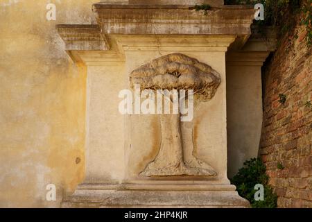 Ravenna-Schild Stockfoto