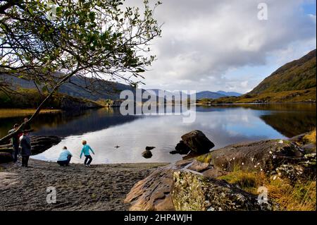 Die Long Range, Oberen Seen. Killarney-Nationalpark, County Kerry, Irland Stockfoto