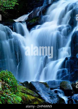 Torc Wasserfall, Killarney National Park, County Kerry, Irland Stockfoto