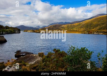 Die Long Range, Oberen Seen. Killarney-Nationalpark, County Kerry, Irland Stockfoto