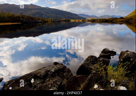 Die Long Range, Oberen Seen. Killarney-Nationalpark, County Kerry, Irland Stockfoto