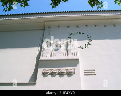 Das von Joseph Maria Olbrich entworfene Secession-Gebäude in Wien für die Ausstellung avantgardistischer Kunst Stockfoto